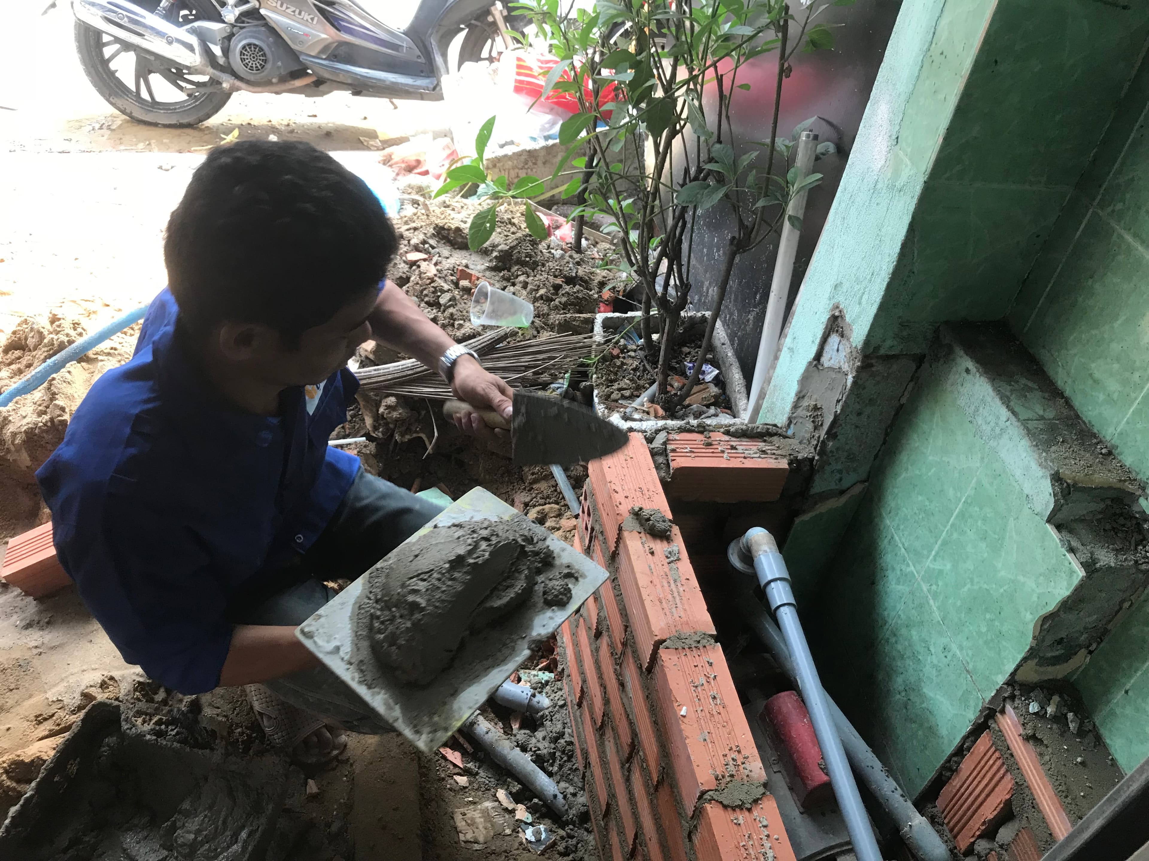 Thiết kế, lắp đặt cửa gỗ, tủ bếp - A. Hùng - ảnh 4