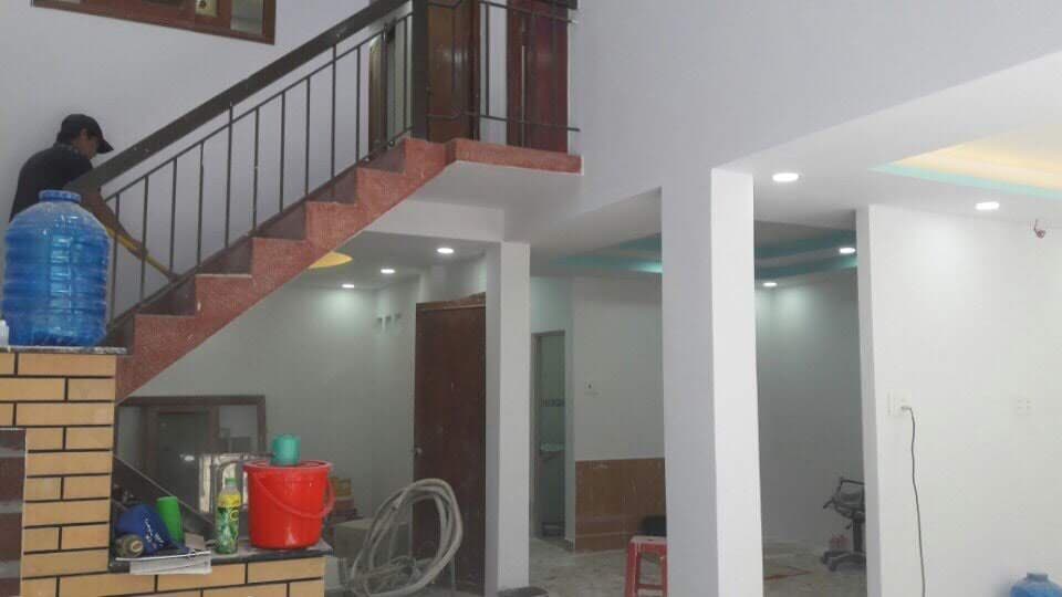 Nội thất, trần thạch cao, lát sàn, sơn lại nhà A. Thái - ảnh 2