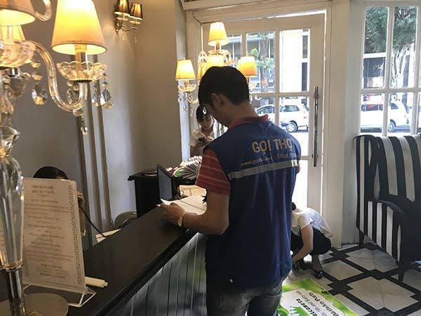 Sửa chữa hệ thống điện, lát nền gạch Nhà hàng Sen - ảnh 5